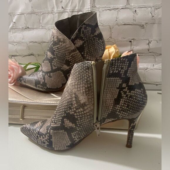 Snakeskin Ankle Boots - Picture 9 of 10